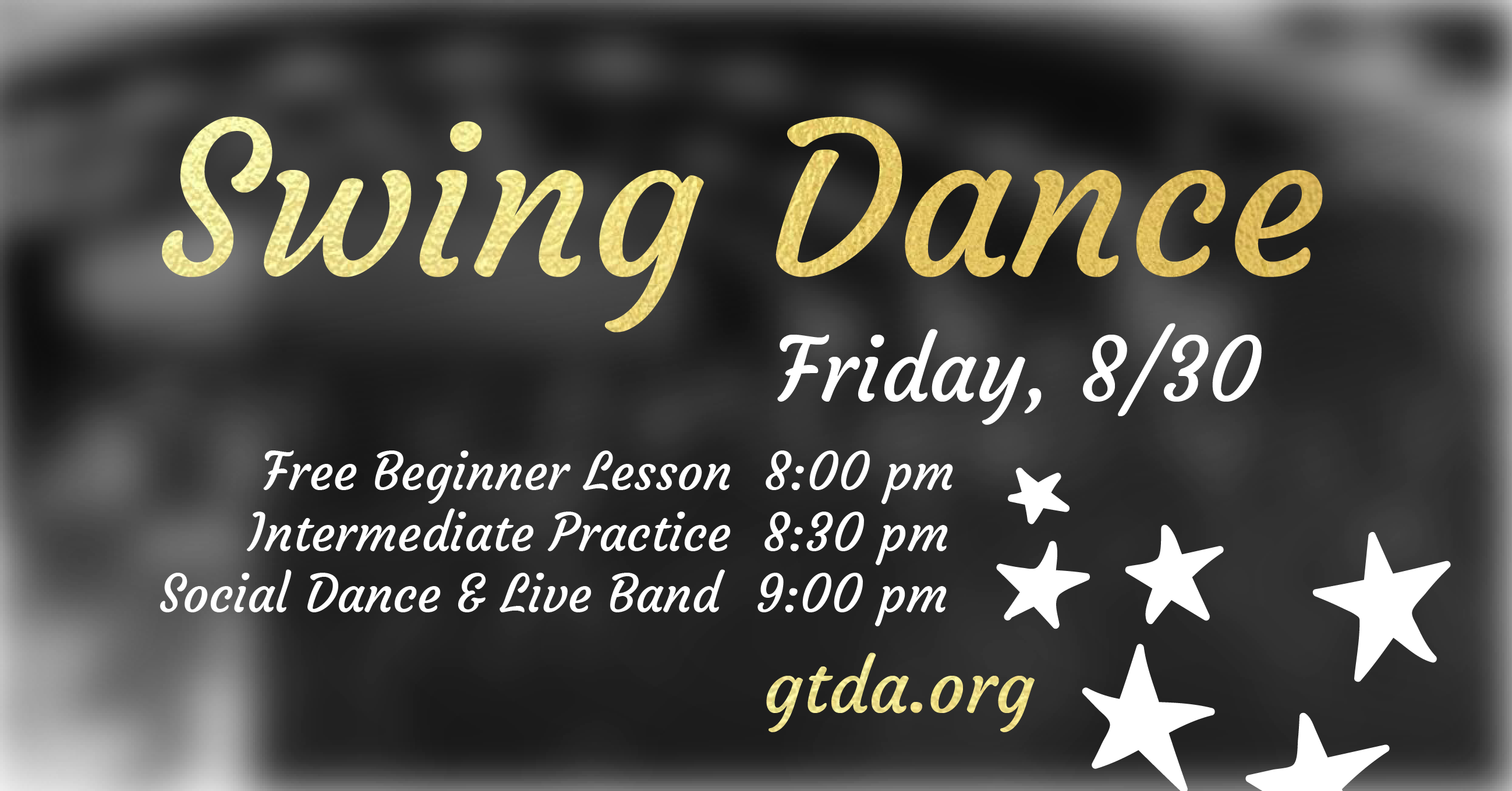 GTDA August Swing Dance Social